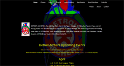 Desktop Screenshot of detroitarchers.com