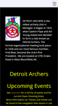 Mobile Screenshot of detroitarchers.com